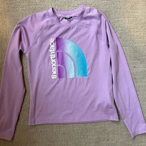 The North Face girls rashguard swim size medium UPF 40